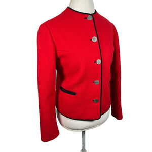 Vintage Boos Austrian Style Nordic Pure Wool Jacket Coat Womens Size 36 US 8